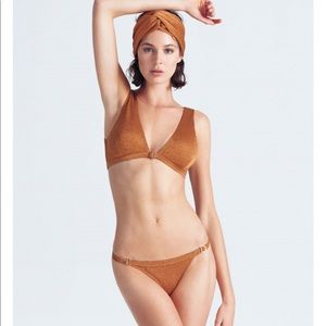 Moeva gold swimsuit